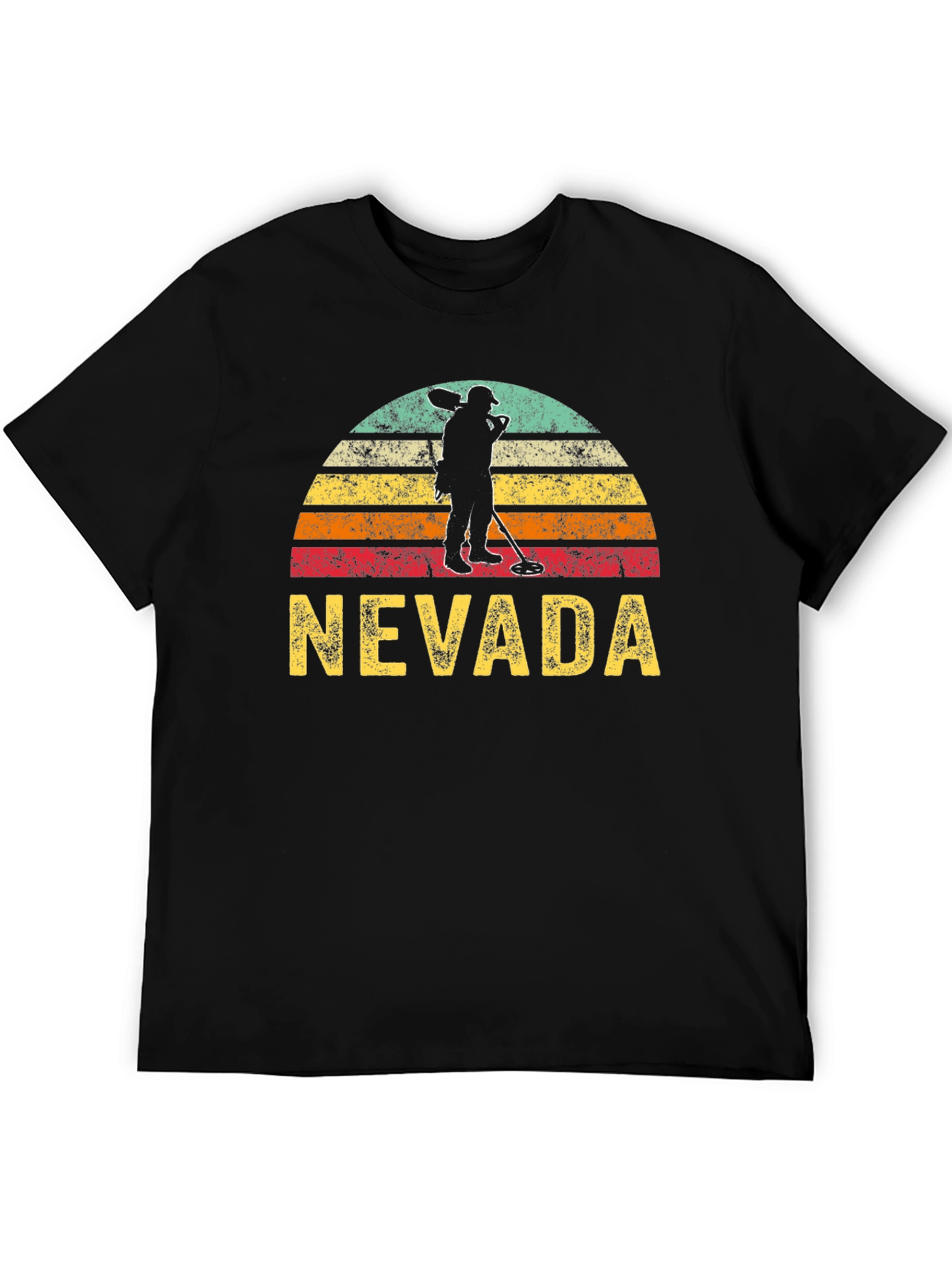 Camiseta Nevada Detector de Metales Estilo Retro