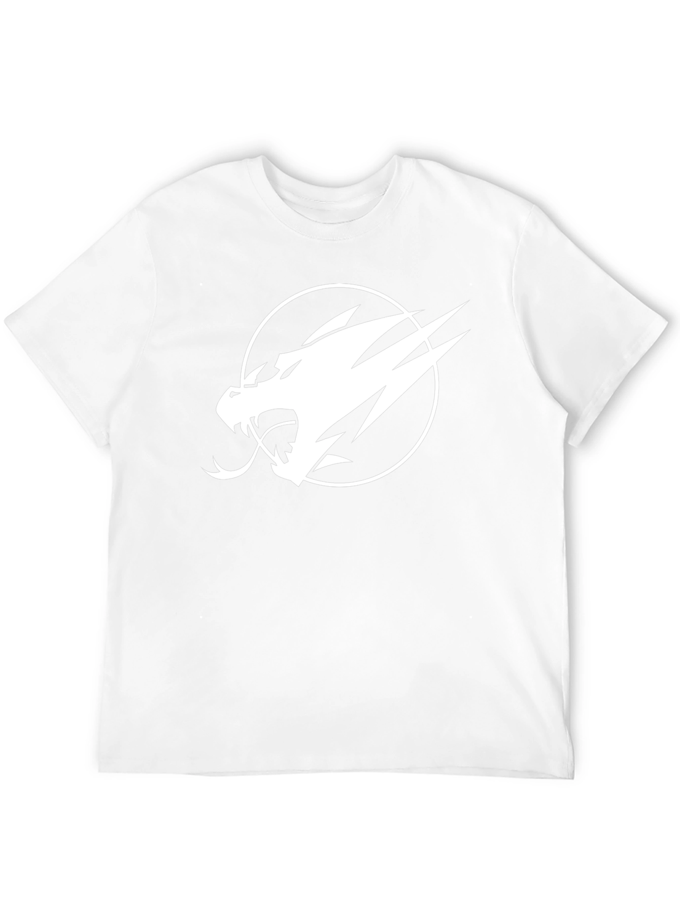 Camiseta Negra Dragón Blanco Audaz