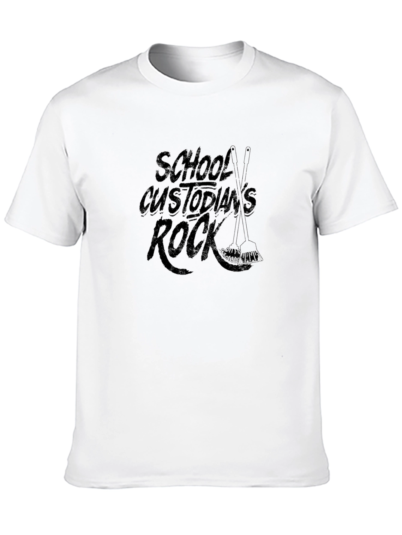 Camiseta Negra: School Custodians Rock