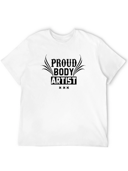 Camiseta Negra Proud Body Artist para Hombre