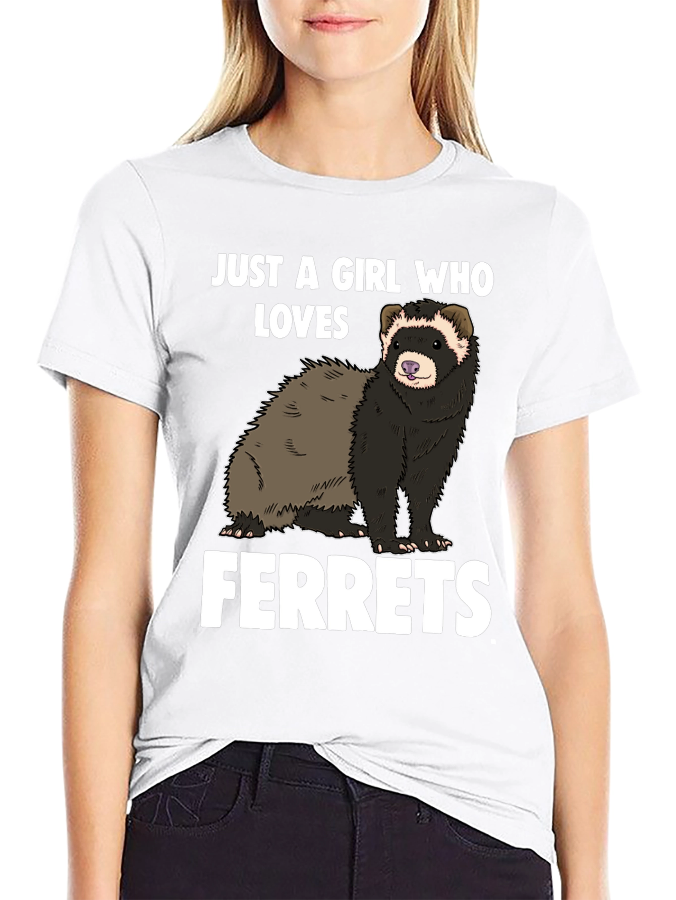 Camiseta Negra Amo Hurones