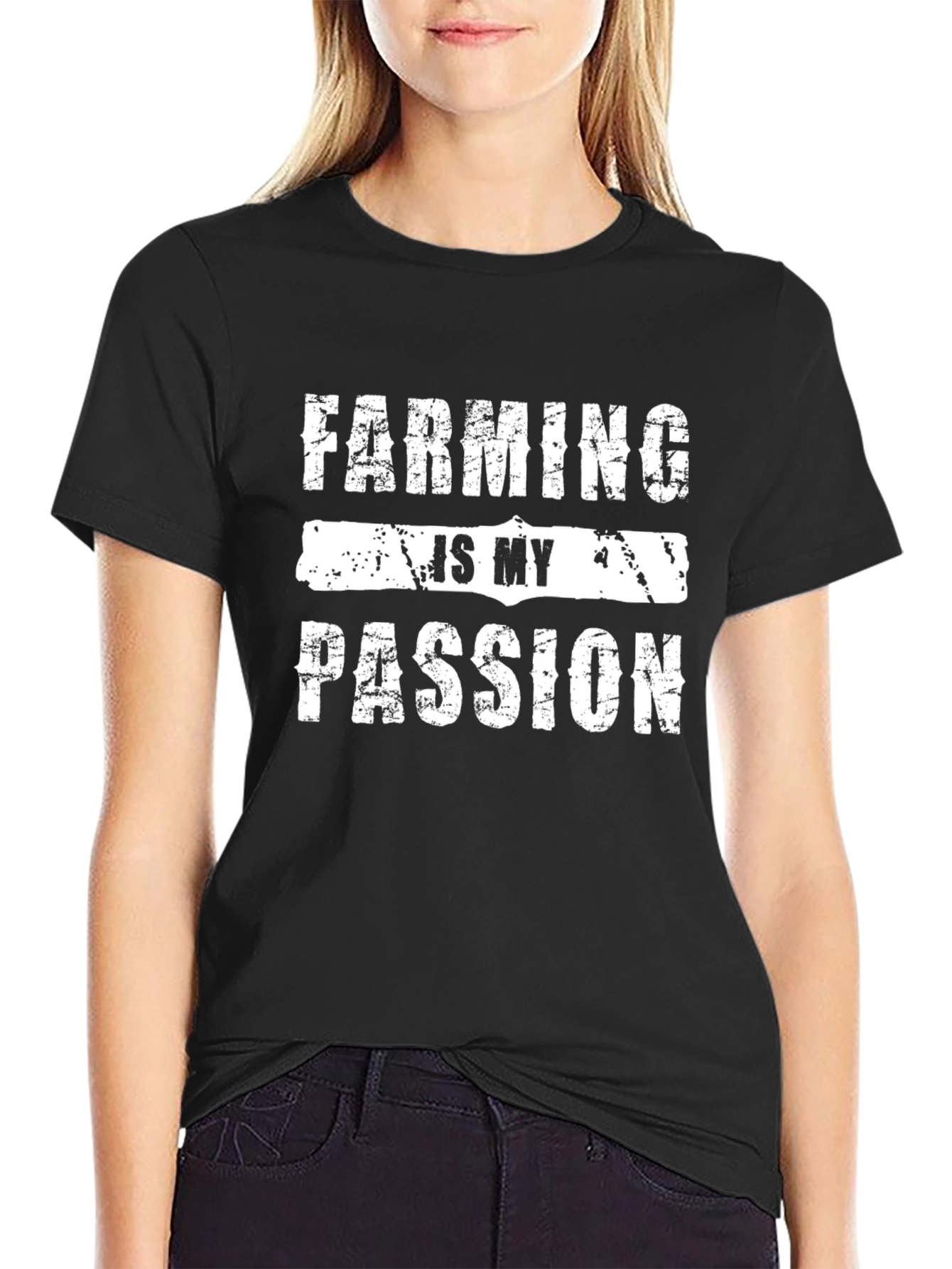 Camiseta Farming Is My Passion Negra