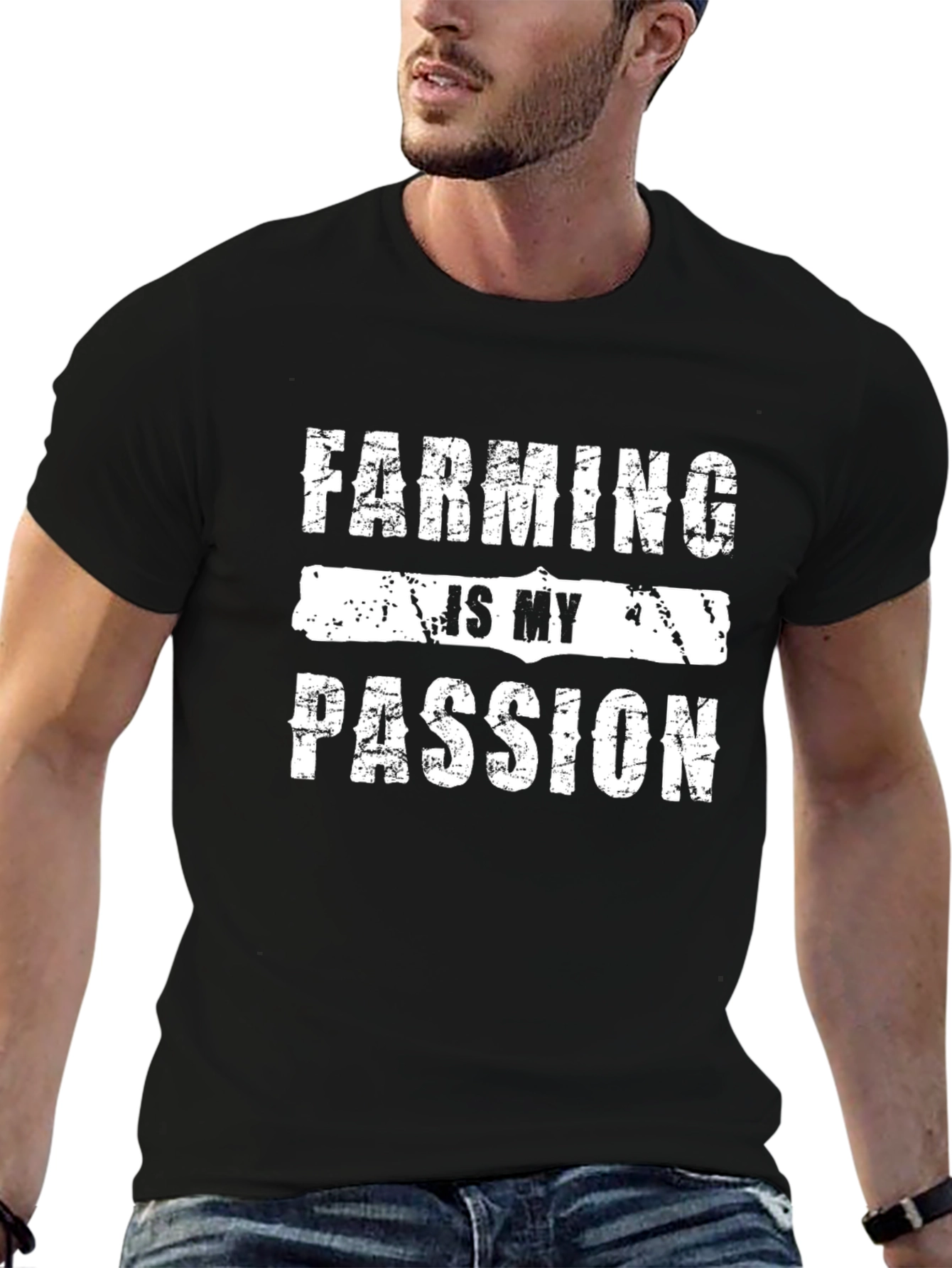 Camiseta Farming Is My Passion Negra