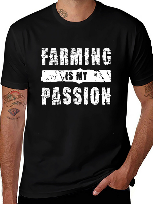 Camiseta Farming Is My Passion Negra