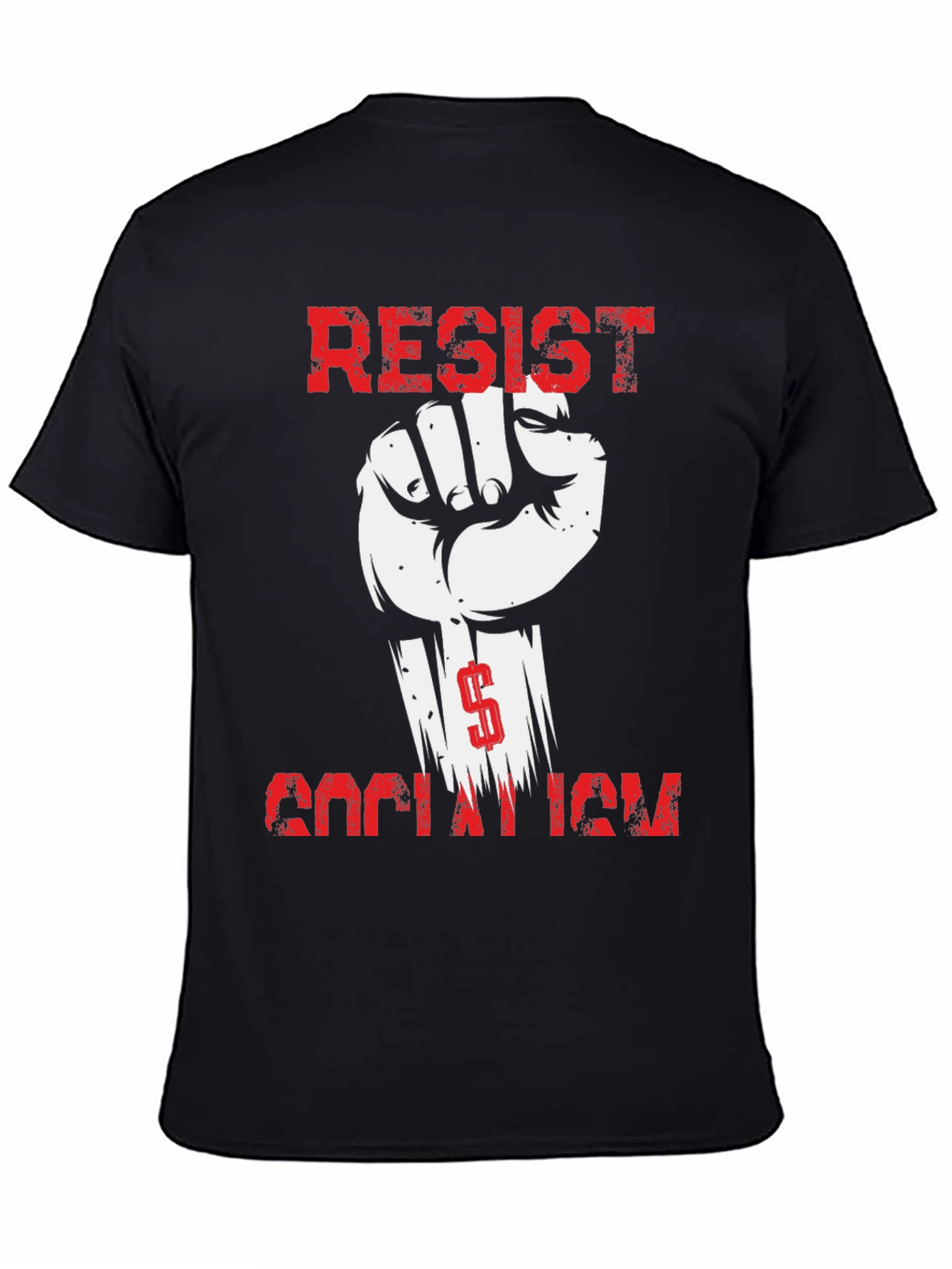 Camiseta Resistir Socialismo - Diseño con Puño Alzado