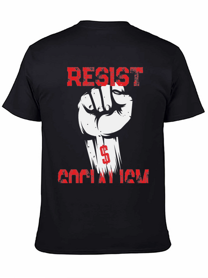Camiseta Resistir Socialismo - Diseño con Puño Alzado