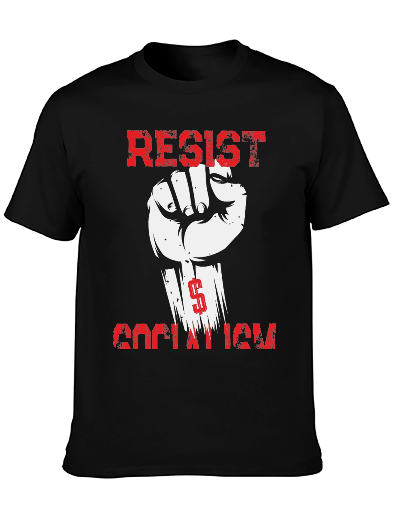 Camiseta Resistir Socialismo - Diseño con Puño Alzado