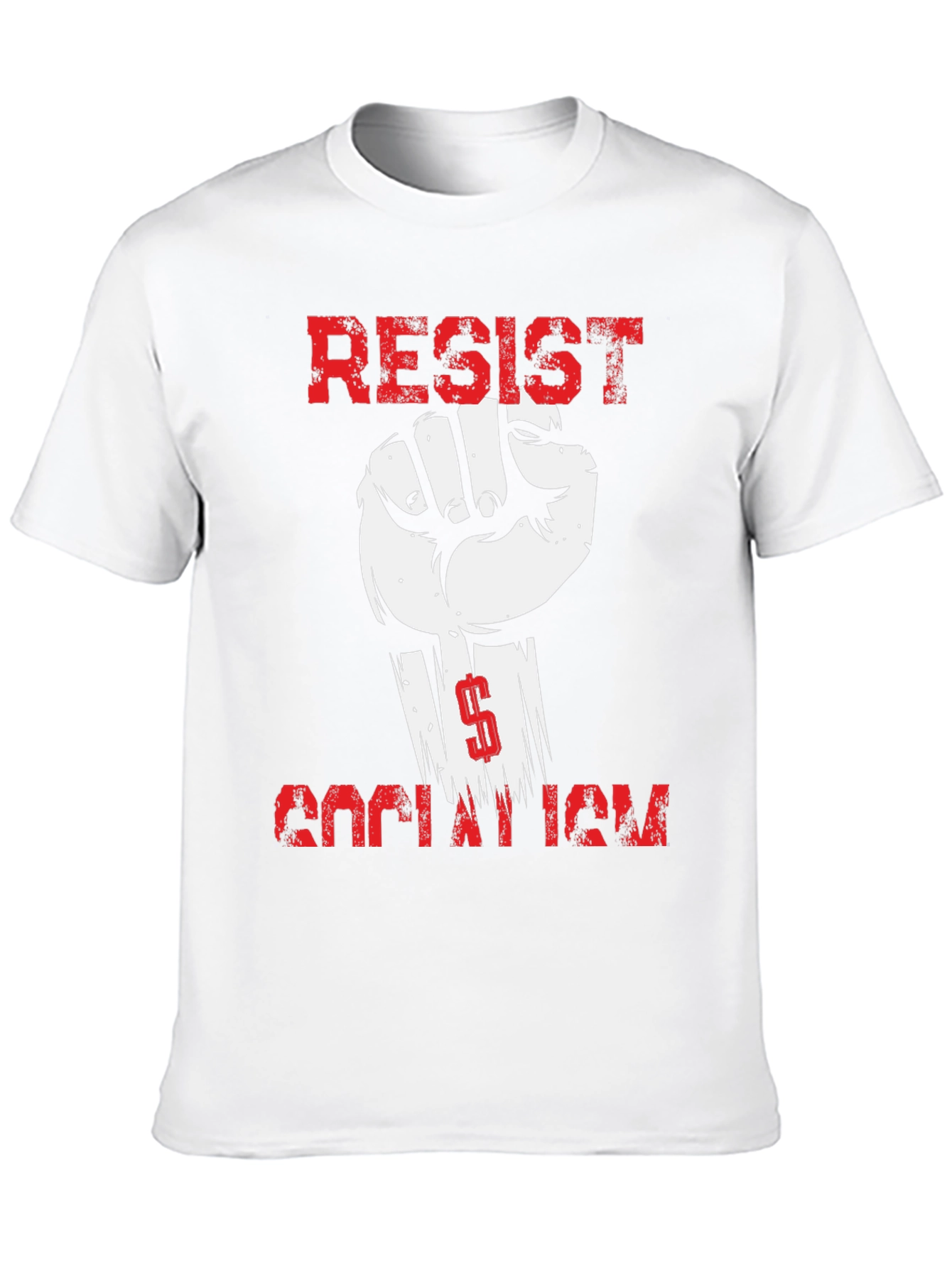 Camiseta Resistir Socialismo - Diseño con Puño Alzado