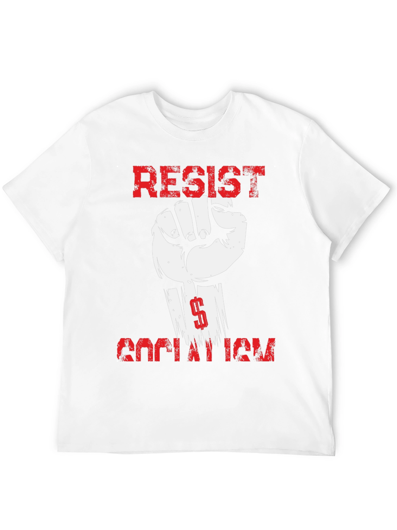 Camiseta Resistir Socialismo - Diseño con Puño Alzado