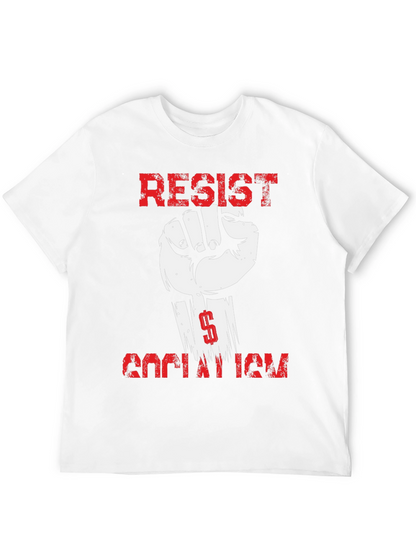 Camiseta Resistir Socialismo - Diseño con Puño Alzado