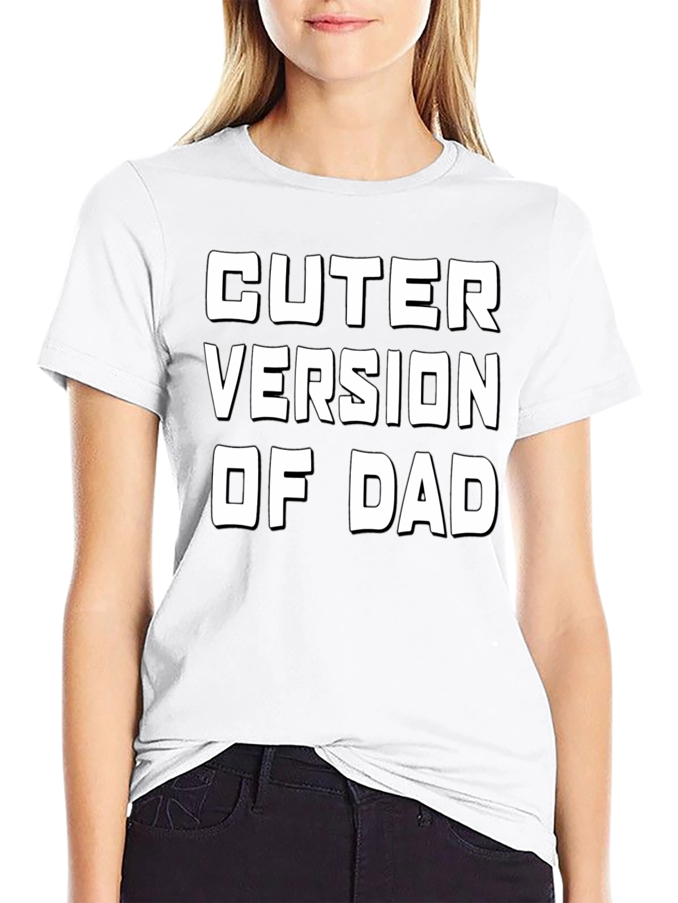 Camiseta Negra Versión Más Linda De Papá