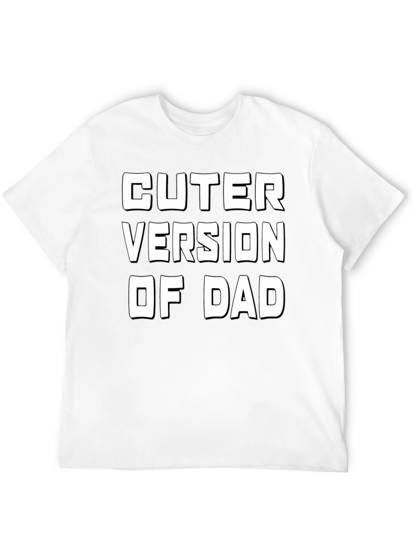 Camiseta Negra Versión Más Linda De Papá