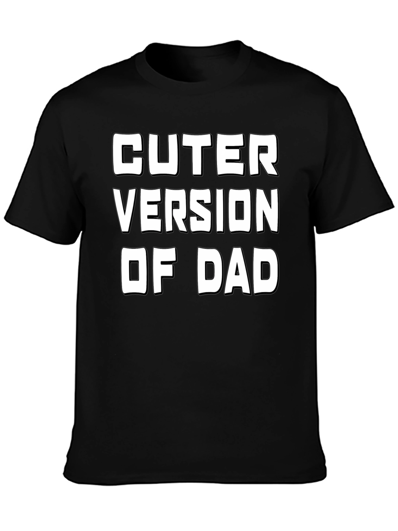 Camiseta Negra Versión Más Linda De Papá