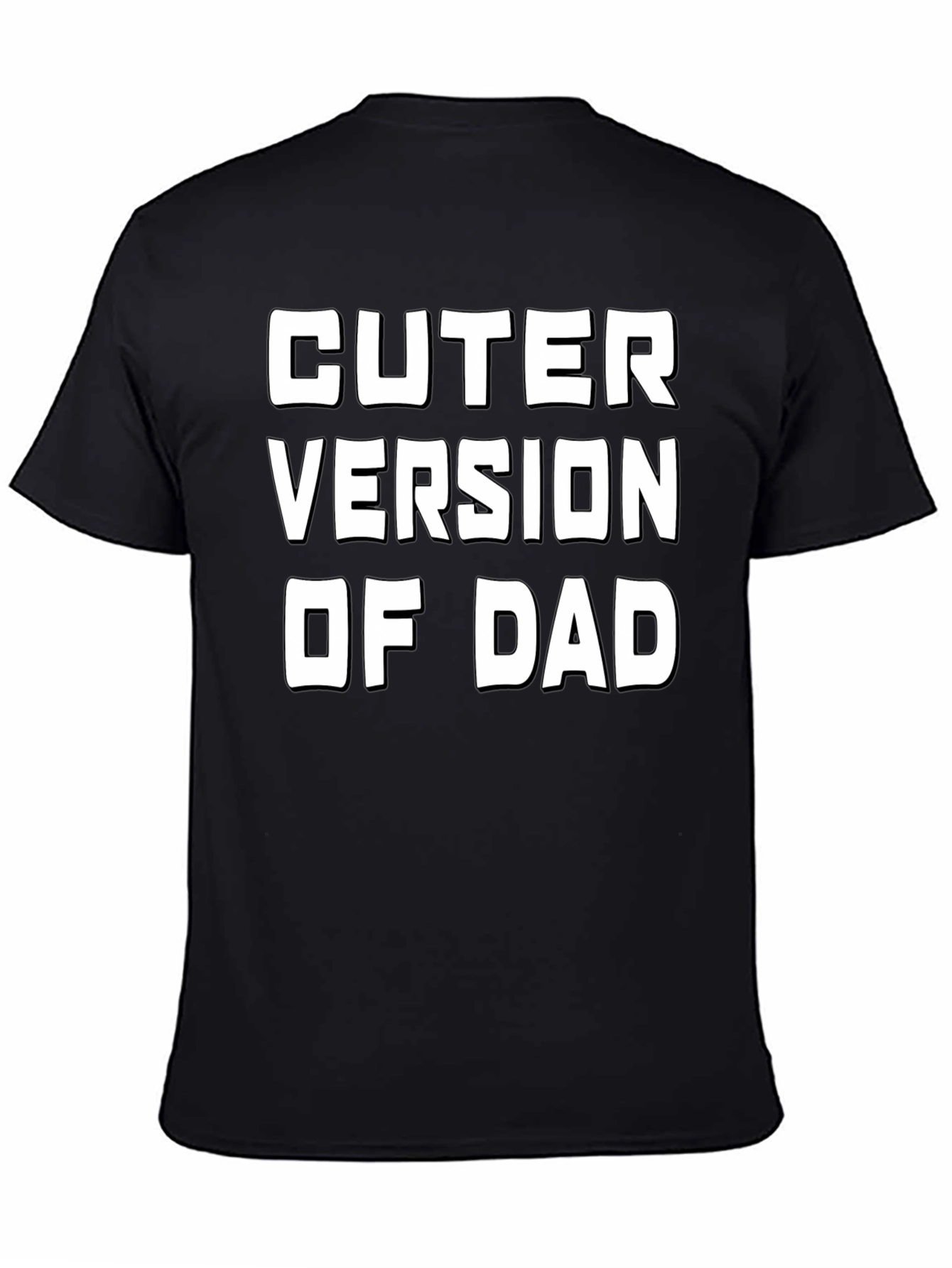 Camiseta Negra Versión Más Linda De Papá