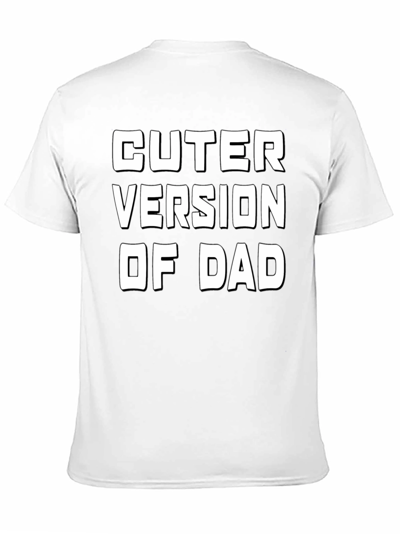 Camiseta Negra Versión Más Linda De Papá