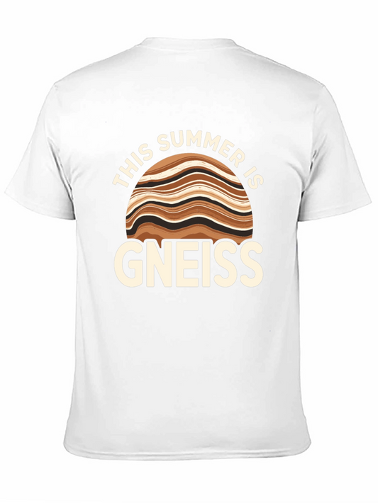 Camiseta Negra Gneiss: ¡Un Verano con Humor Geológico!