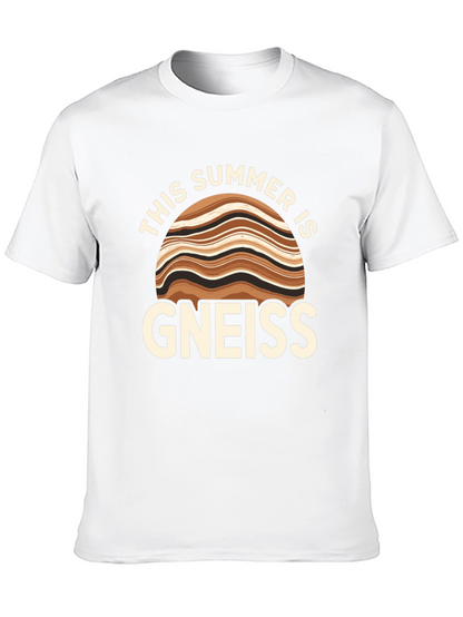 Camiseta Negra Gneiss: ¡Un Verano con Humor Geológico!