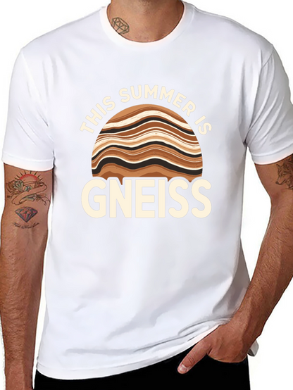 Camiseta Negra Gneiss: ¡Un Verano con Humor Geológico!