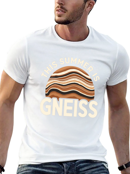Camiseta Negra Gneiss: ¡Un Verano con Humor Geológico!