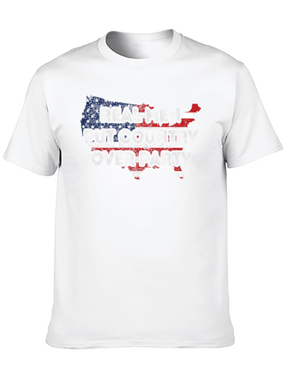 Camiseta patriótica: ¡Hombres reales aman su país!