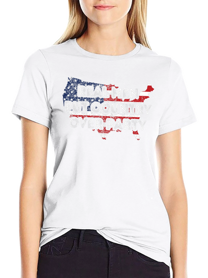 Camiseta patriótica: ¡Hombres reales aman su país!