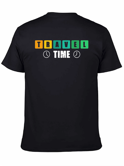 Camiseta Negra Travel Time