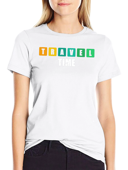 Camiseta Negra Travel Time