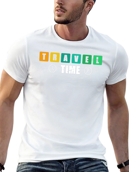 Camiseta Negra Travel Time