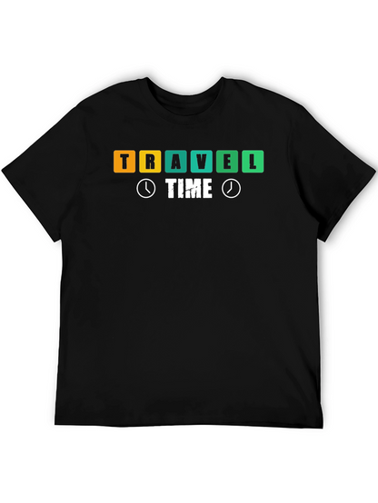 Camiseta Negra Travel Time
