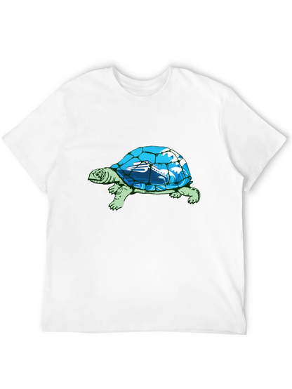 Camiseta Negra con Diseño de Tortuga Marina