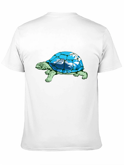 Camiseta Negra con Diseño de Tortuga Marina