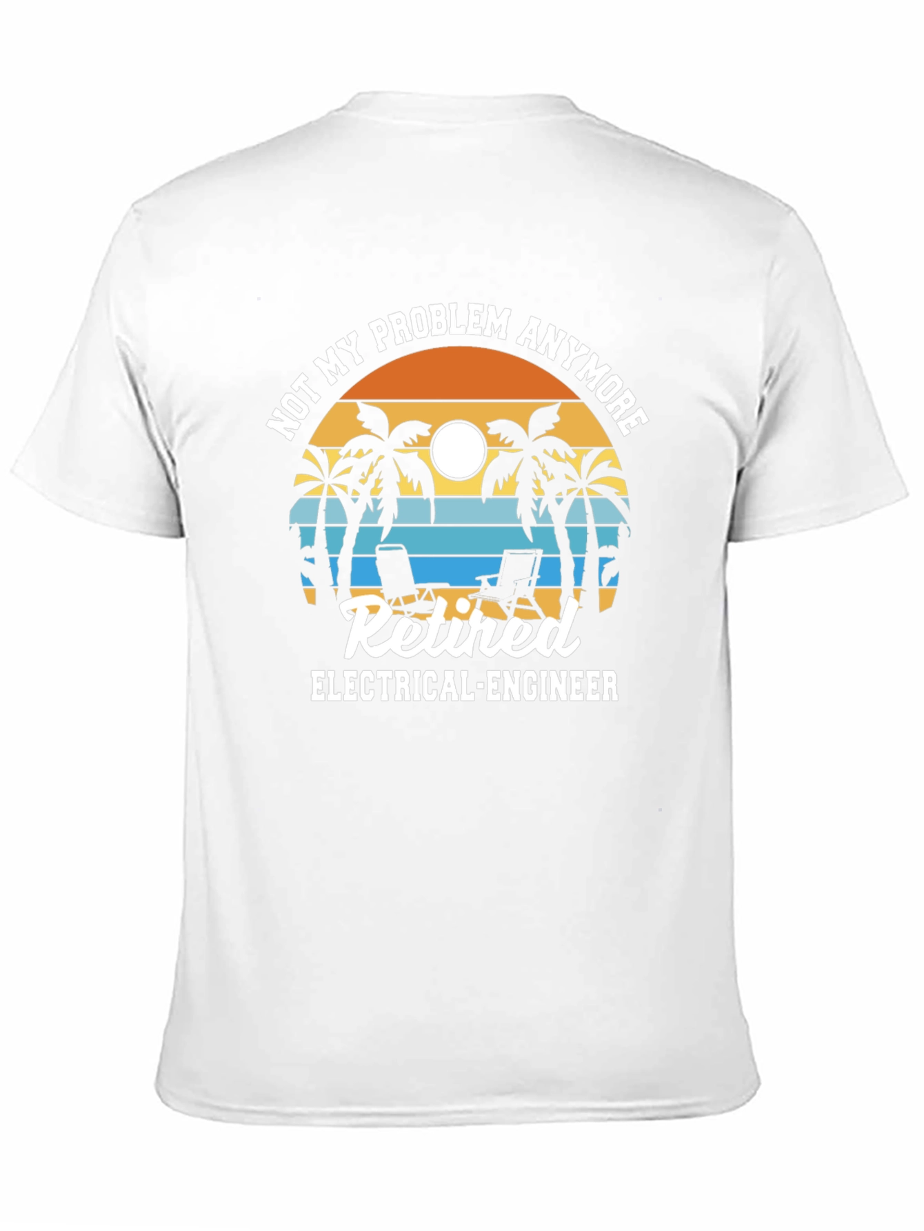 Camiseta Jubilado Ingeniero Eléctrico - No Es Mi Problema