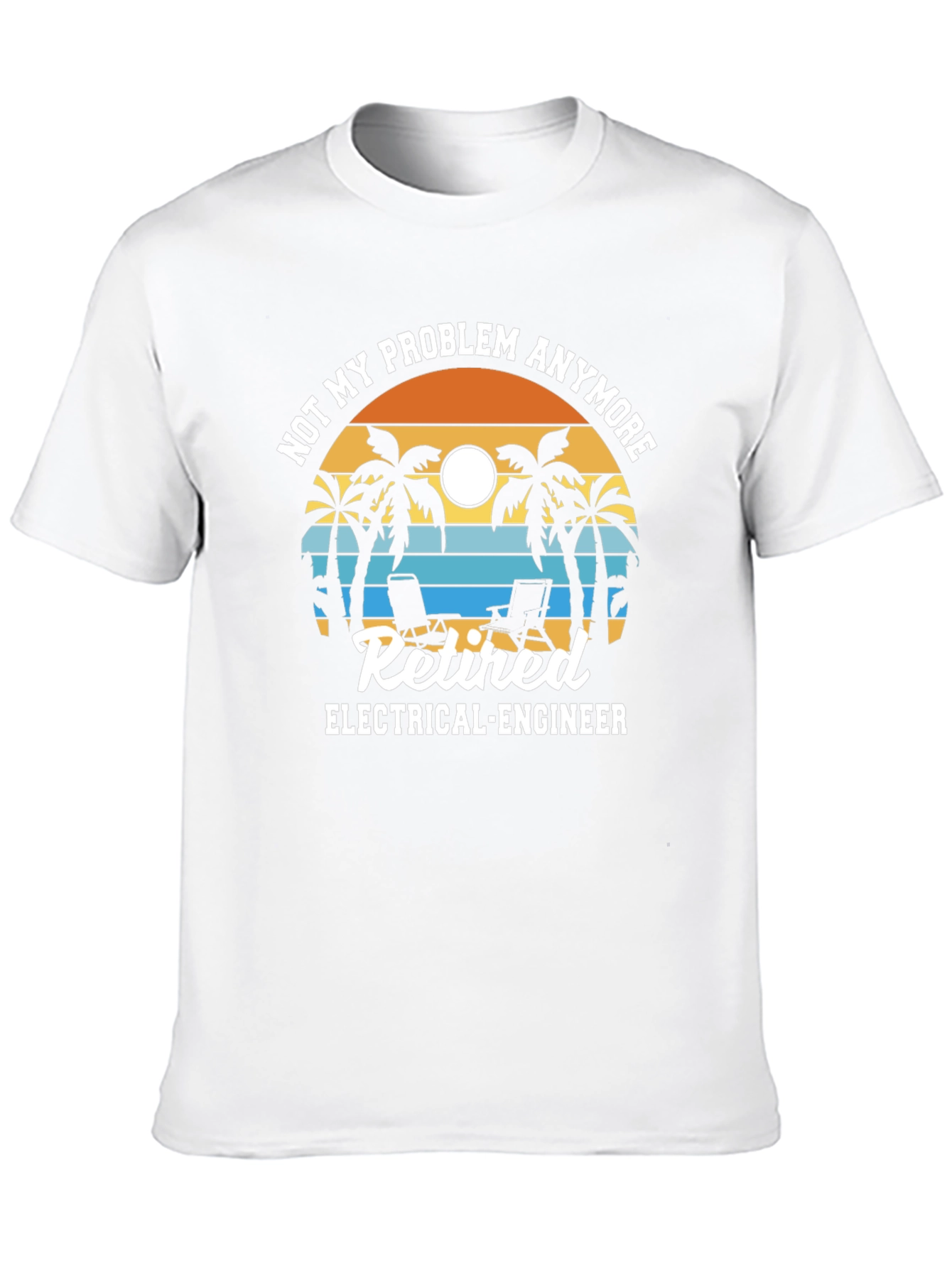 Camiseta Jubilado Ingeniero Eléctrico - No Es Mi Problema