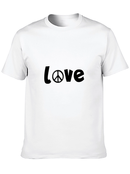 Camiseta Negra Amor y Paz