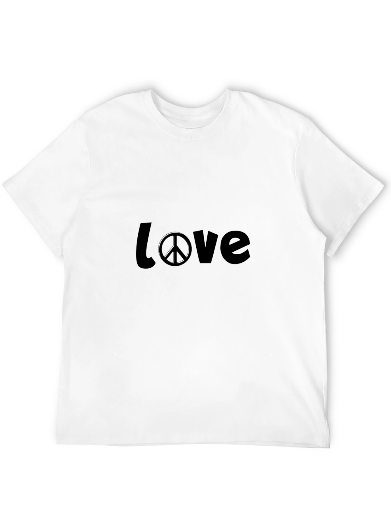Camiseta Negra Amor y Paz