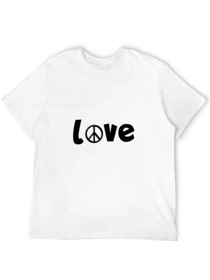 Camiseta Negra Amor y Paz