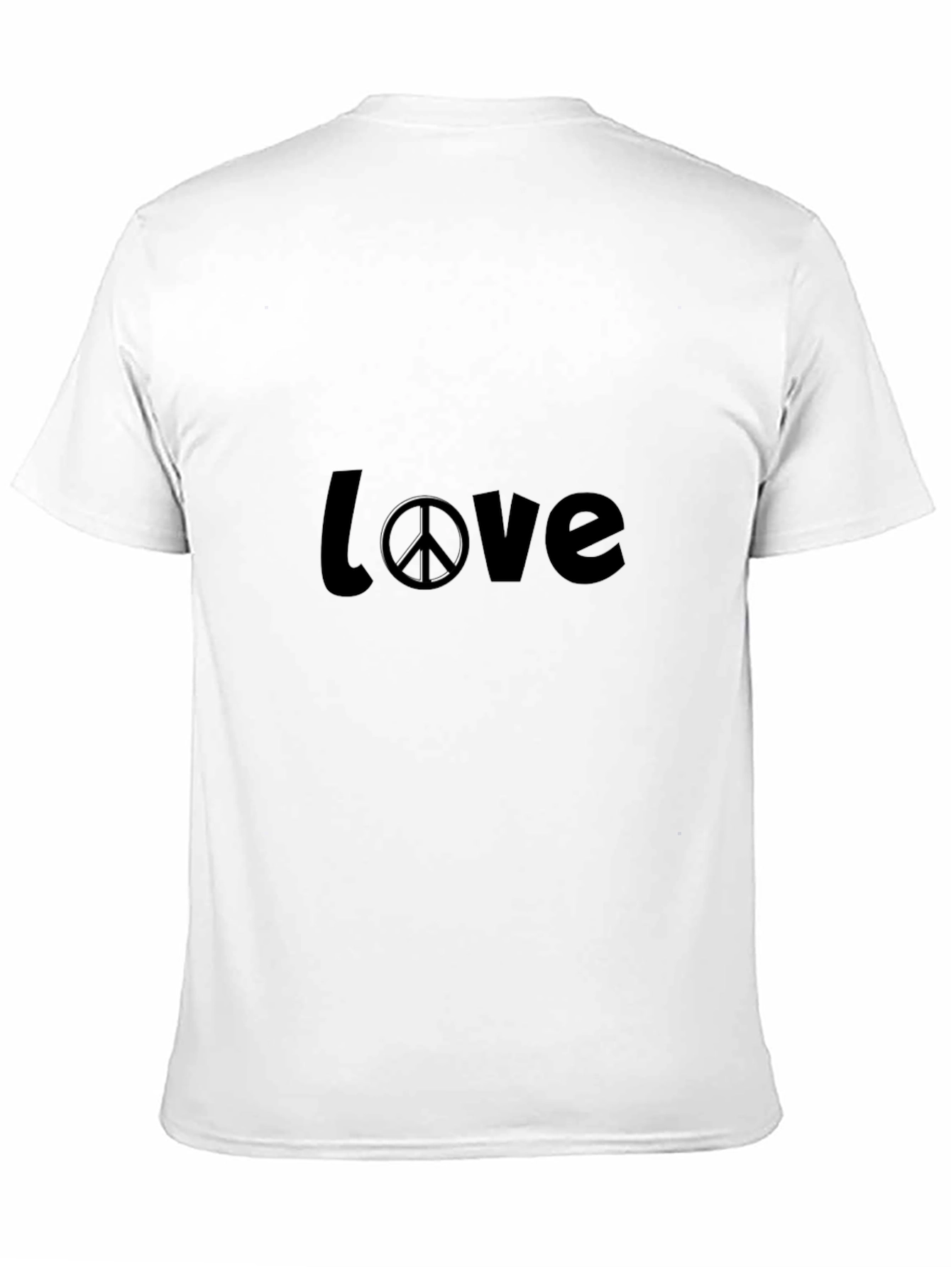 Camiseta Negra Amor y Paz