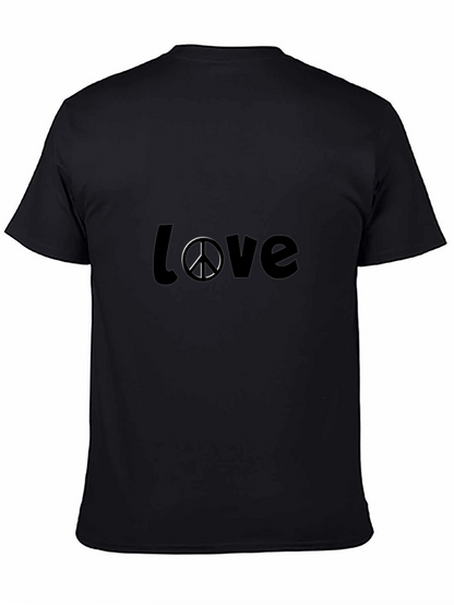Camiseta Negra Amor y Paz