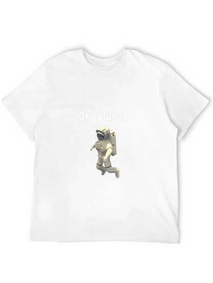 Camiseta Negra Off Planet con Astronauta