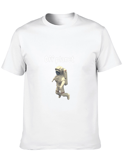 Camiseta Negra Off Planet con Astronauta