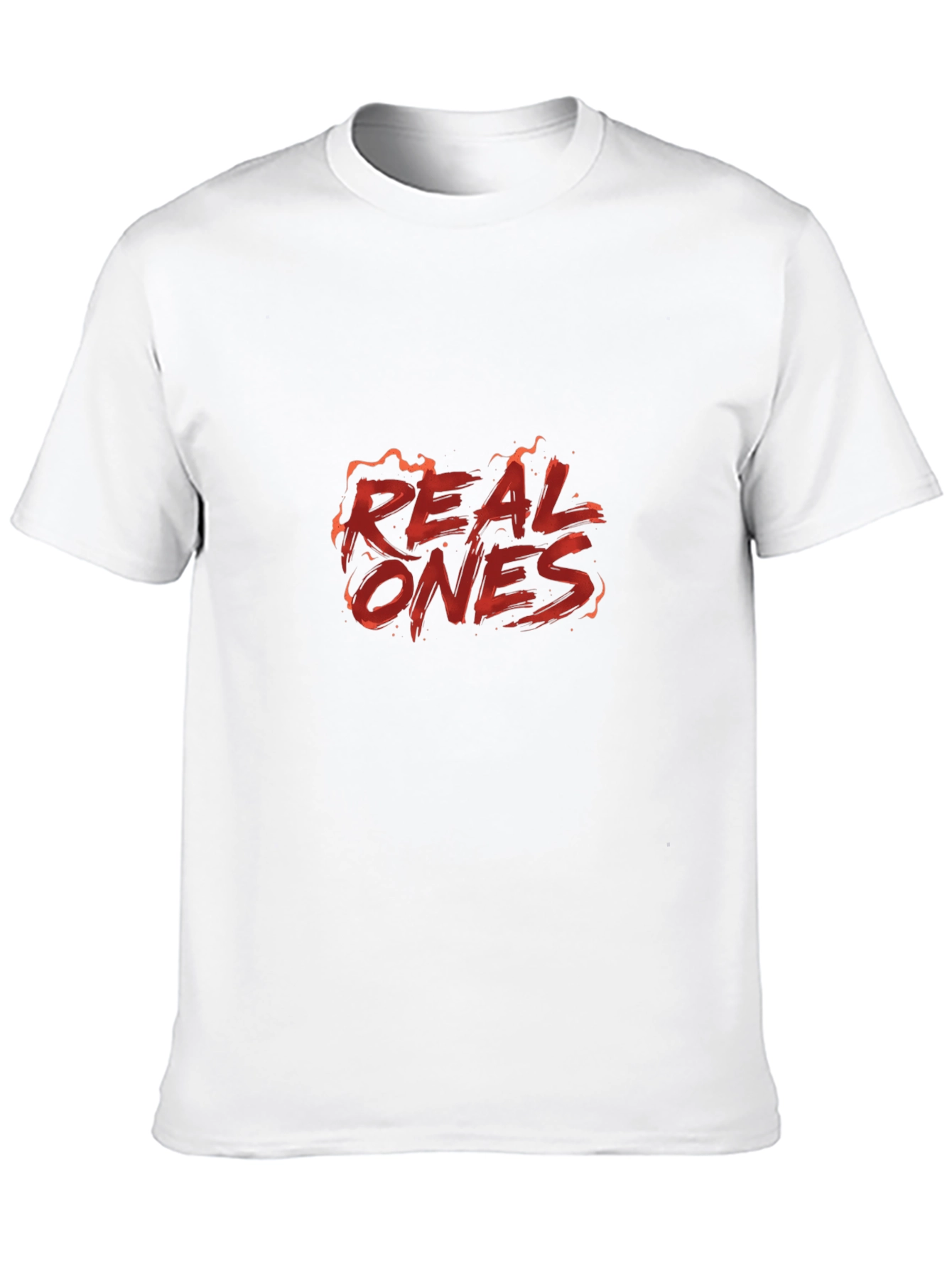 Camiseta Negra Real Ones Diseño Llamativo