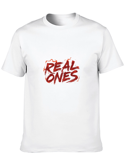 Camiseta Negra Real Ones Diseño Llamativo