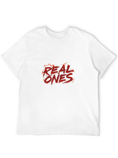 Camiseta Negra Real Ones Diseño Llamativo