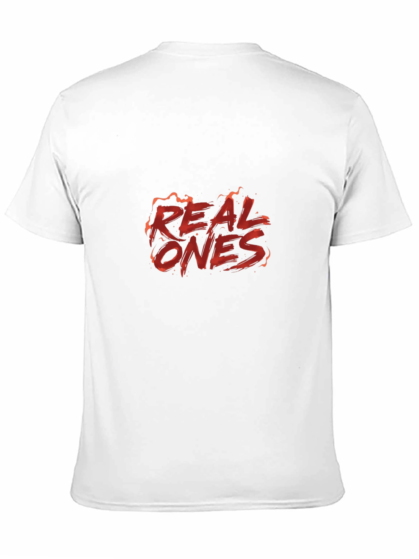 Camiseta Negra Real Ones Diseño Llamativo