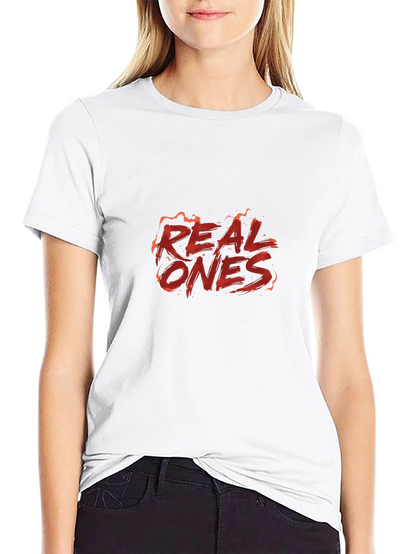 Camiseta Negra Real Ones Diseño Llamativo