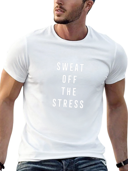 Camiseta Negra: Suda el Estrés