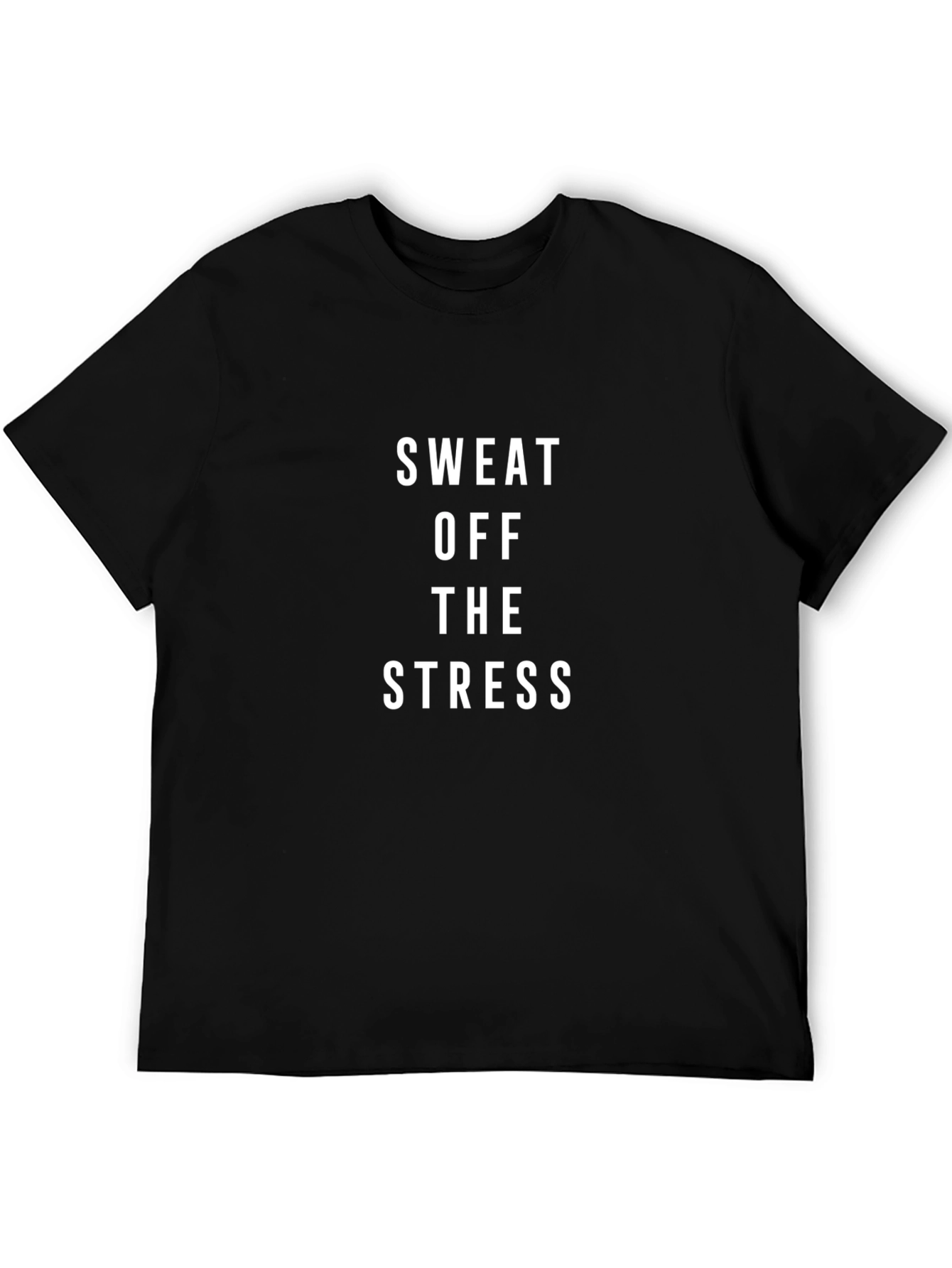 Camiseta Negra: Suda el Estrés