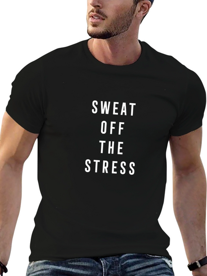 Camiseta Negra: Suda el Estrés