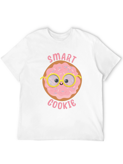 Camiseta Negra Smart Cookie para Hombre