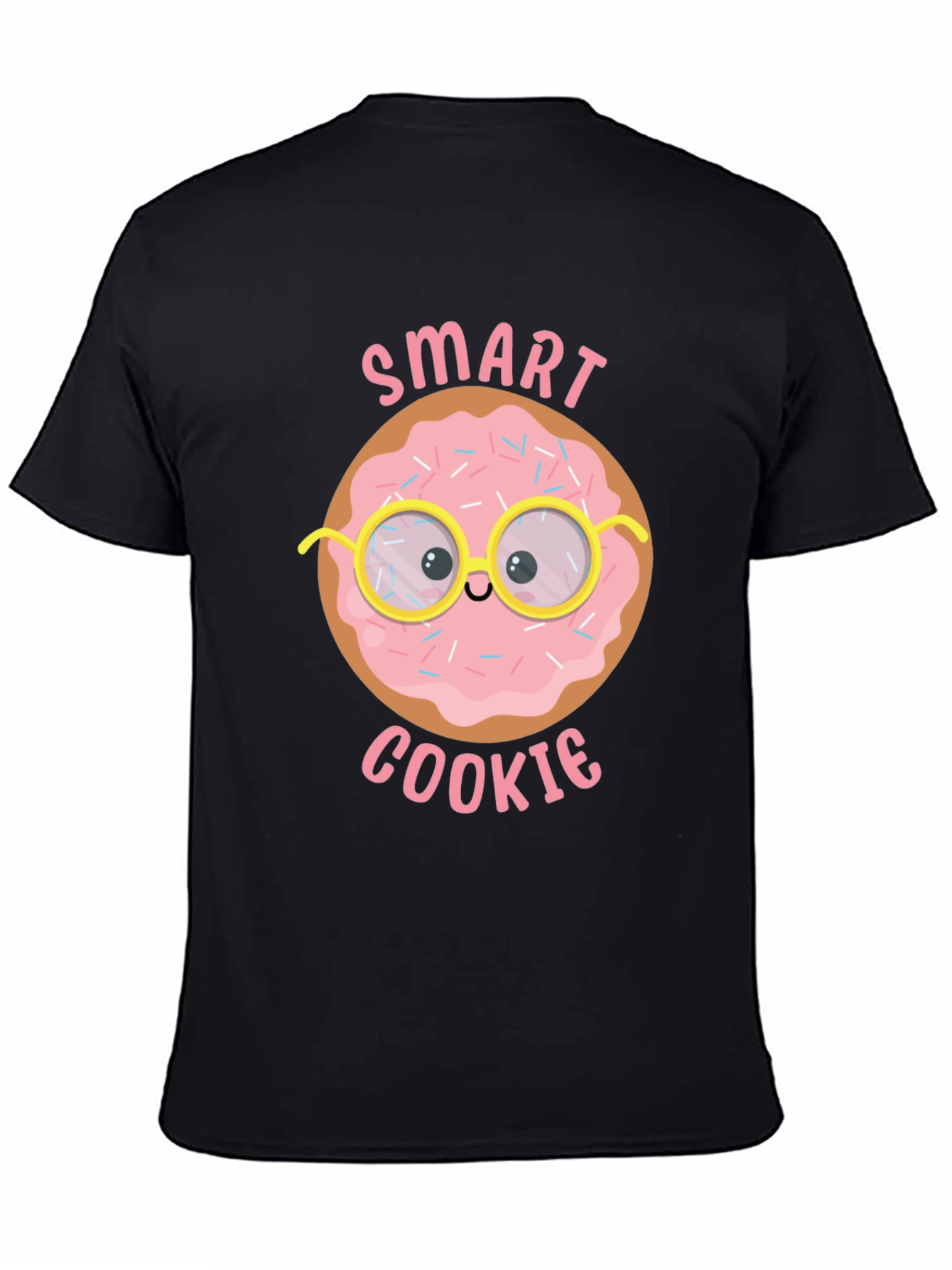Camiseta Negra Smart Cookie para Hombre